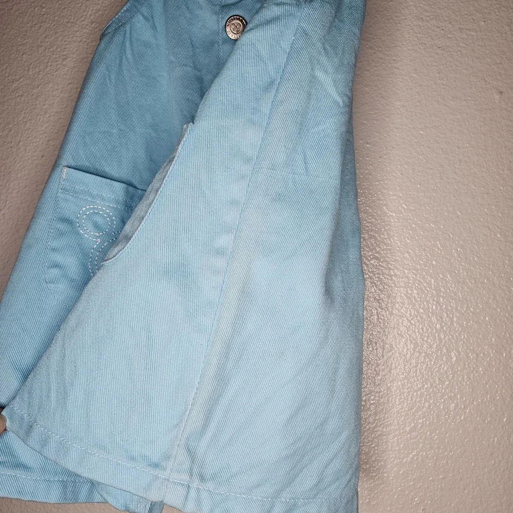 Vintage Disney Mickey & Co Minnie Mouse Blue Corduroy Jumper Dress